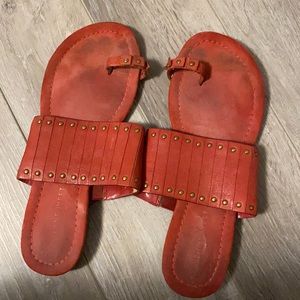 Nine west sandals, leather, comfortable